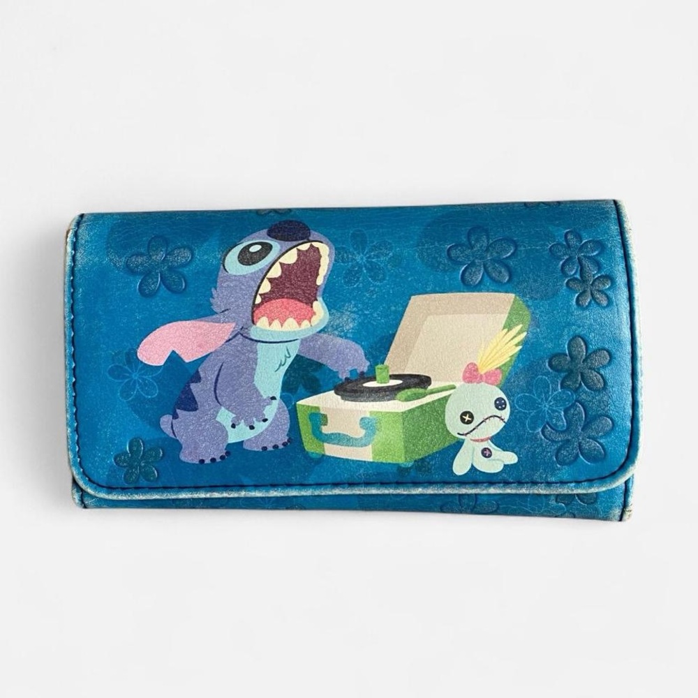 Disney lilo & stitch blue wallet
